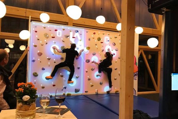Virtual Reality Climbing Wall
