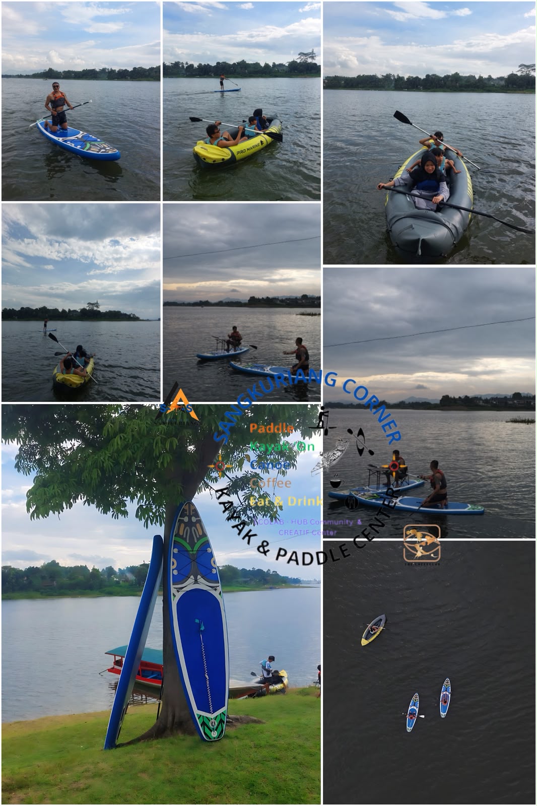 Kayak & paddle Sangkuriang Corner