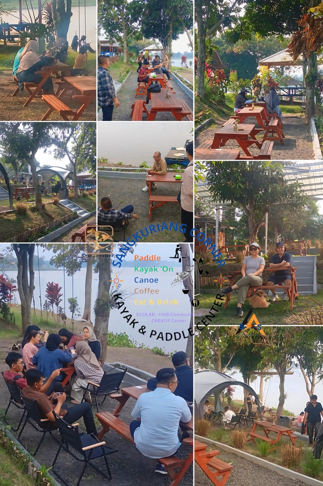 Deck dan ruang kumpul komunitas