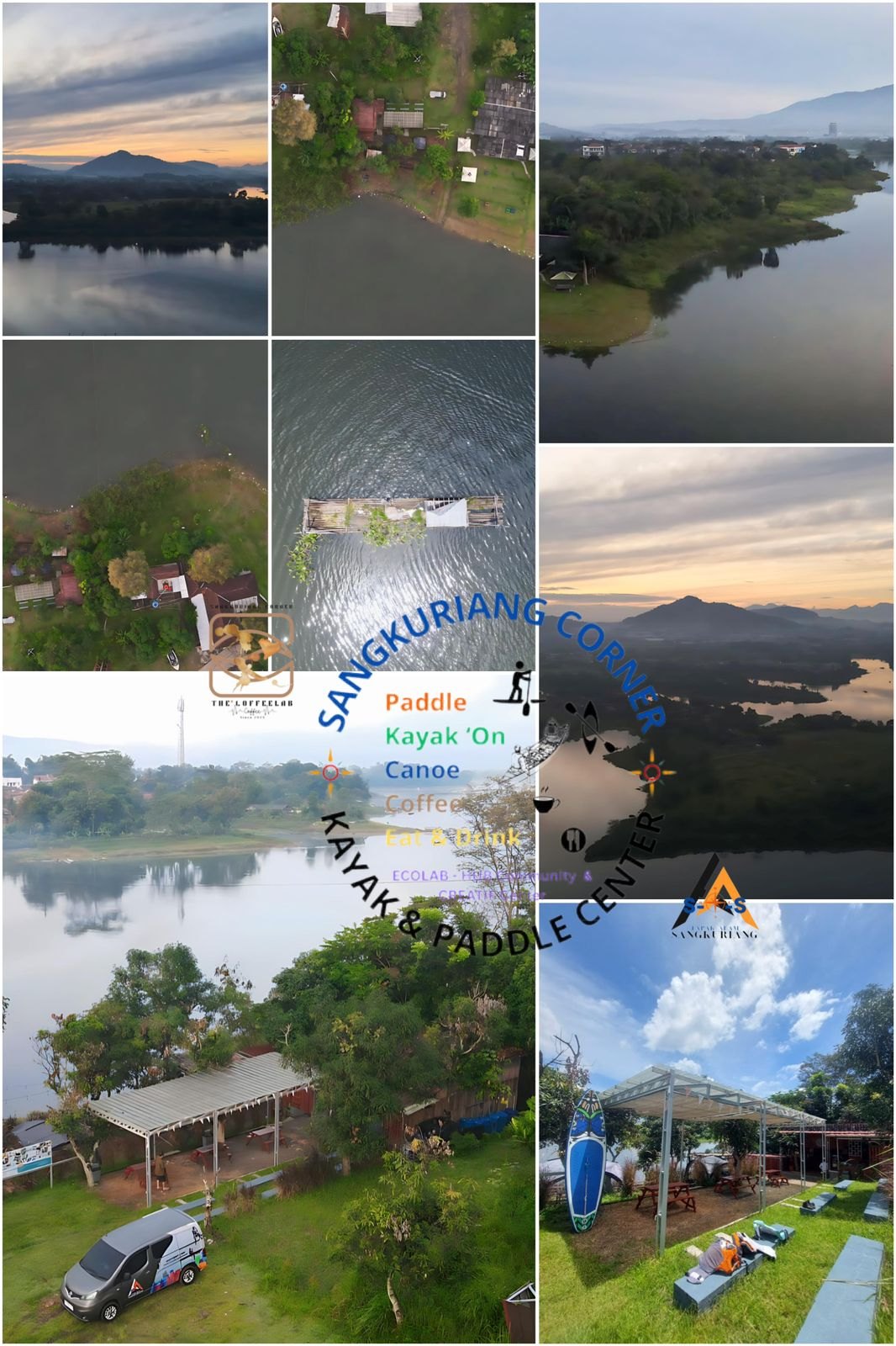 Panorama Waduk Saguling dari Sangkuriang Corner