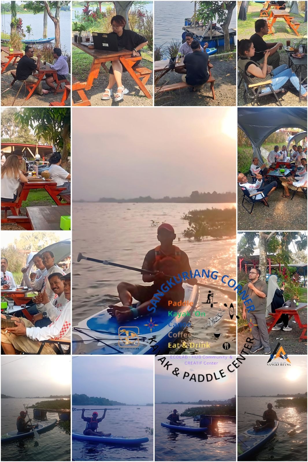 Sunset paddle di Waduk Saguling