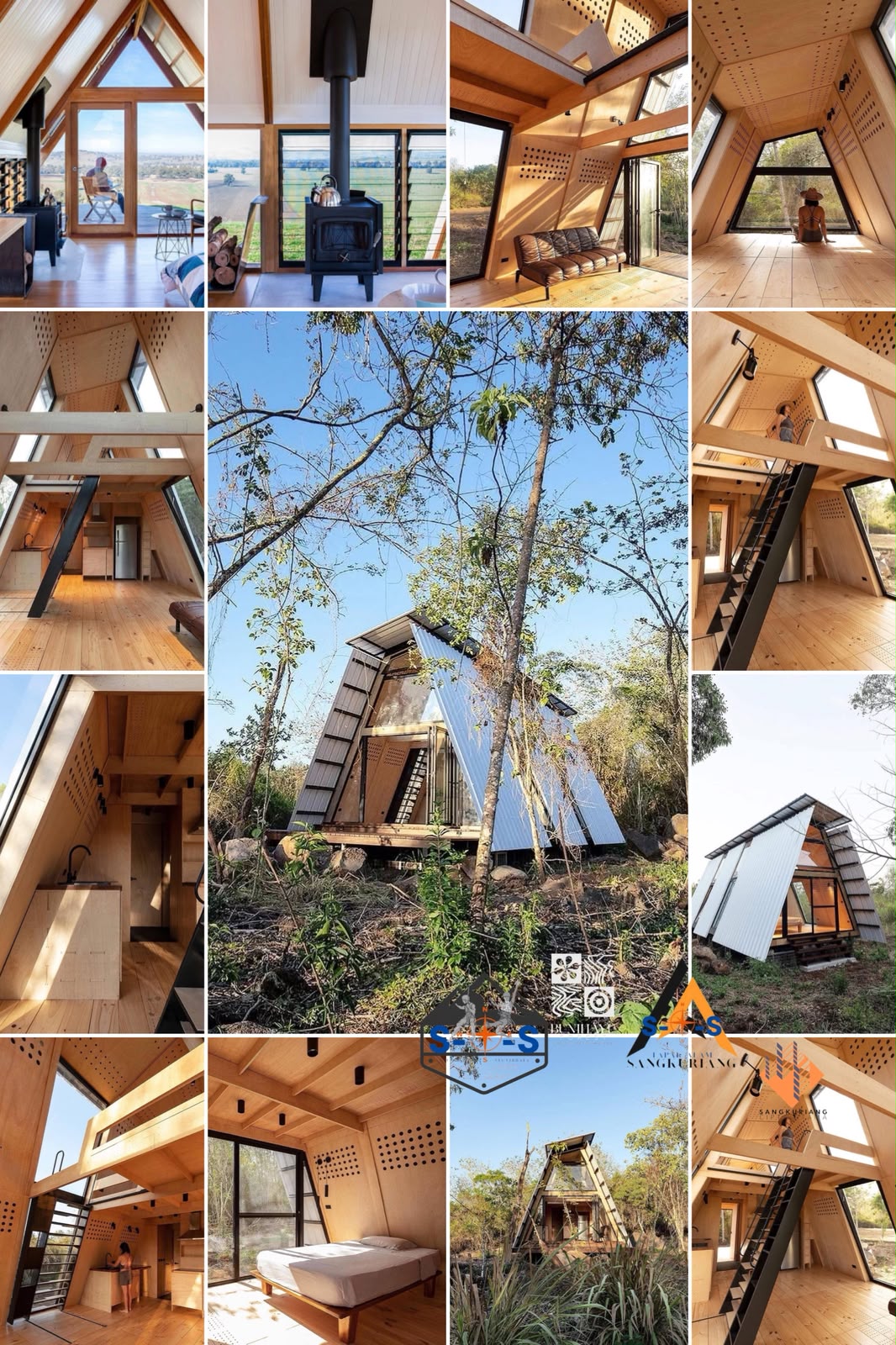 A-frame cabin