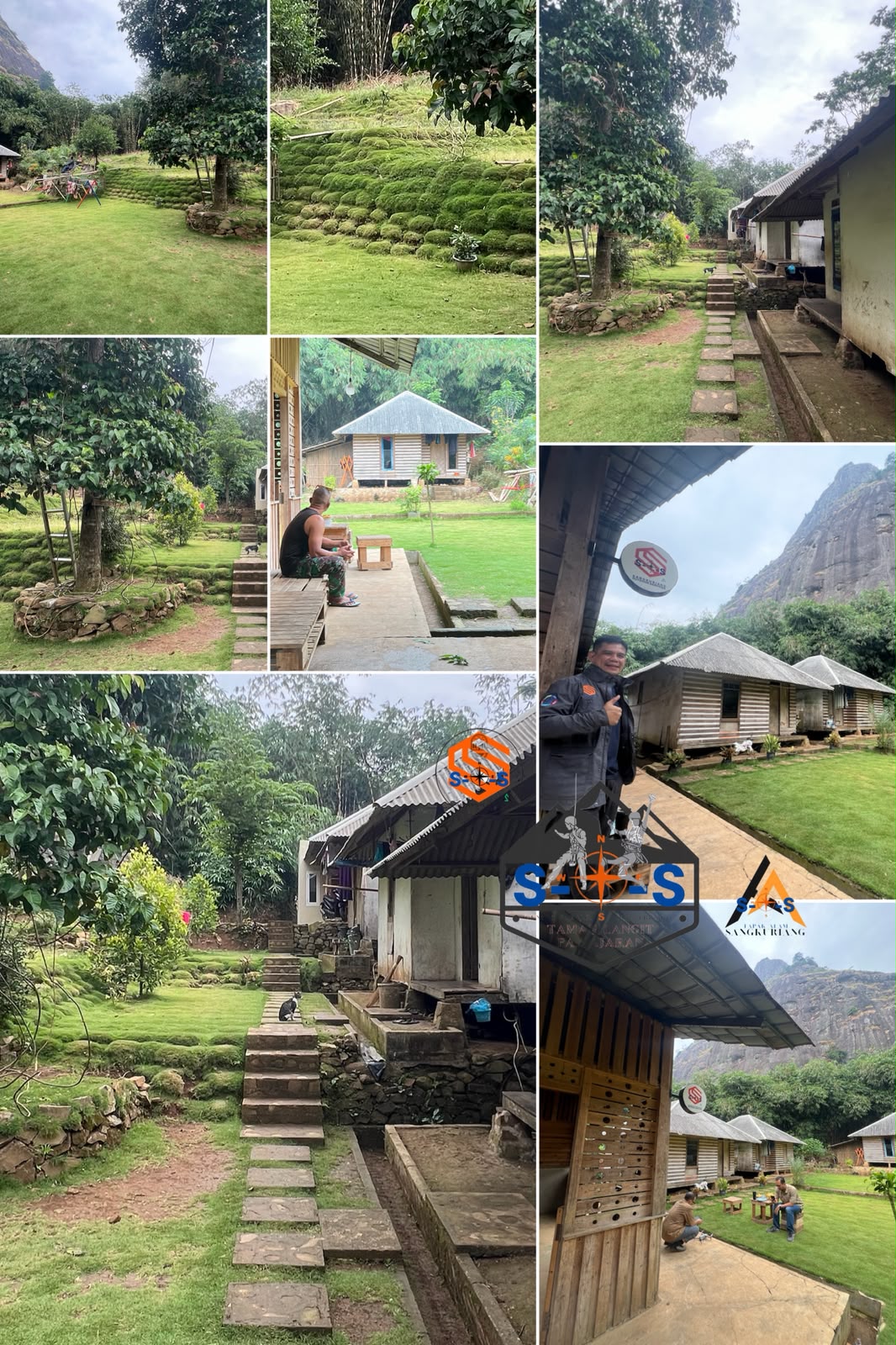 Lawn & panorama lembah