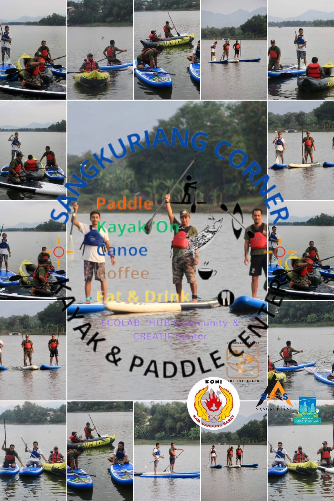 Aktivitas kayak dan paddle training
